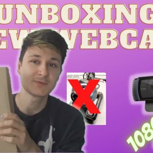 Unboxing The Logitech C920 HD Pro Webcam